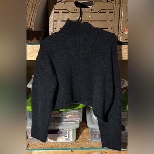 Zara Dark Blue Turtleneck Sweater